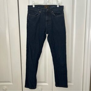 Copper oak men’s Indigo Slim straight denim dark wash Jeans 30/30